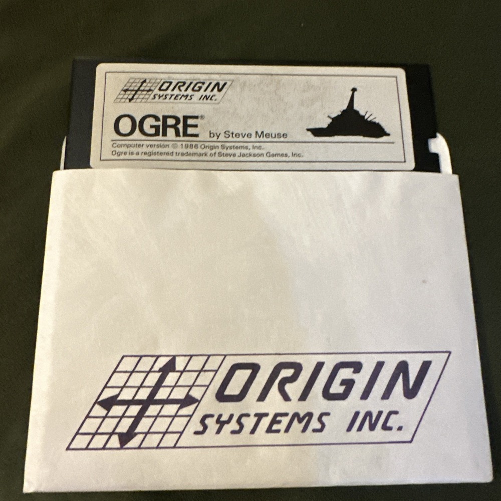 Vintage OGRE Computer Game Origin Systems Commodore 64 C64 1986 Retro Disk Only